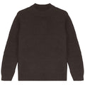 Calla Lili Embossed brown mock sweater