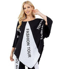 Black/White Fashion Tour V-Point Tunic