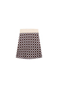 Birinit Geometric Knit Skirt