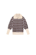 Birinit Geometric Knit Sweater