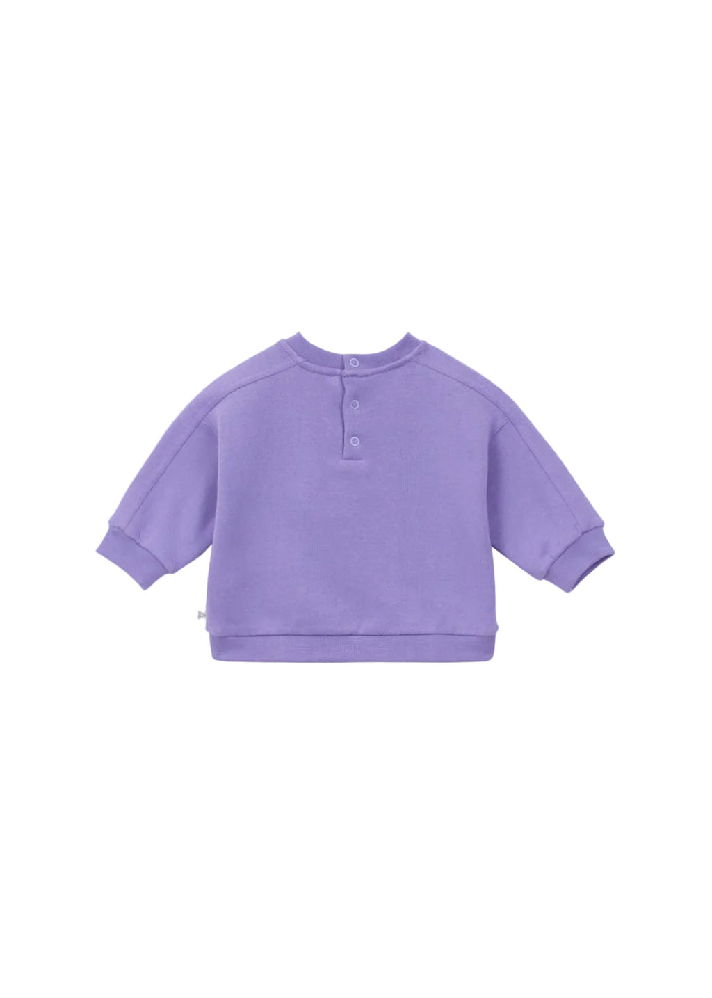 Arsene OUI sherpa violet baby sweatshirt
