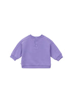 Arsene OUI sherpa violet baby sweatshirt