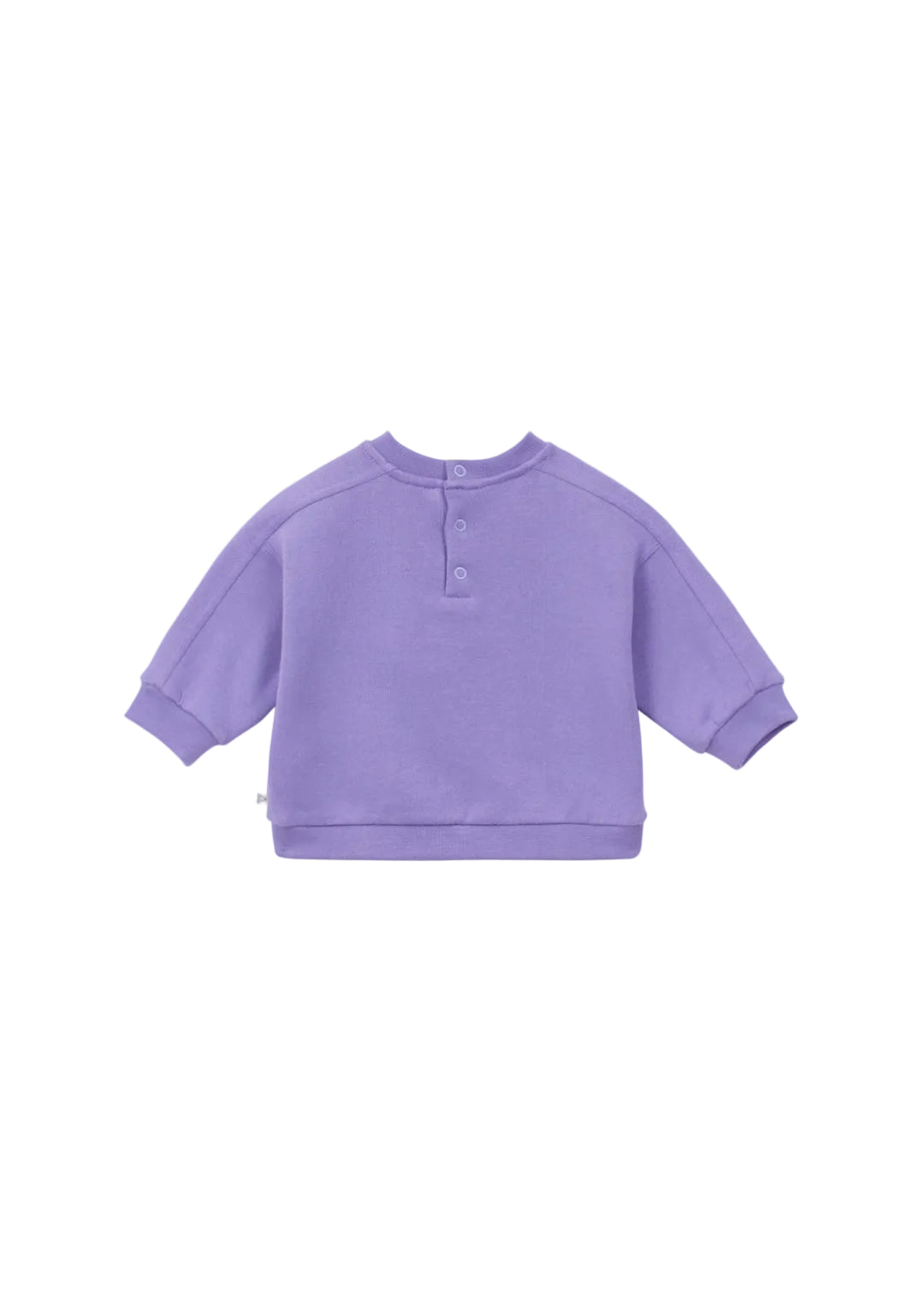 Arsene OUI sherpa violet baby sweatshirt