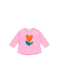 Arsene Flower pink t-shirt