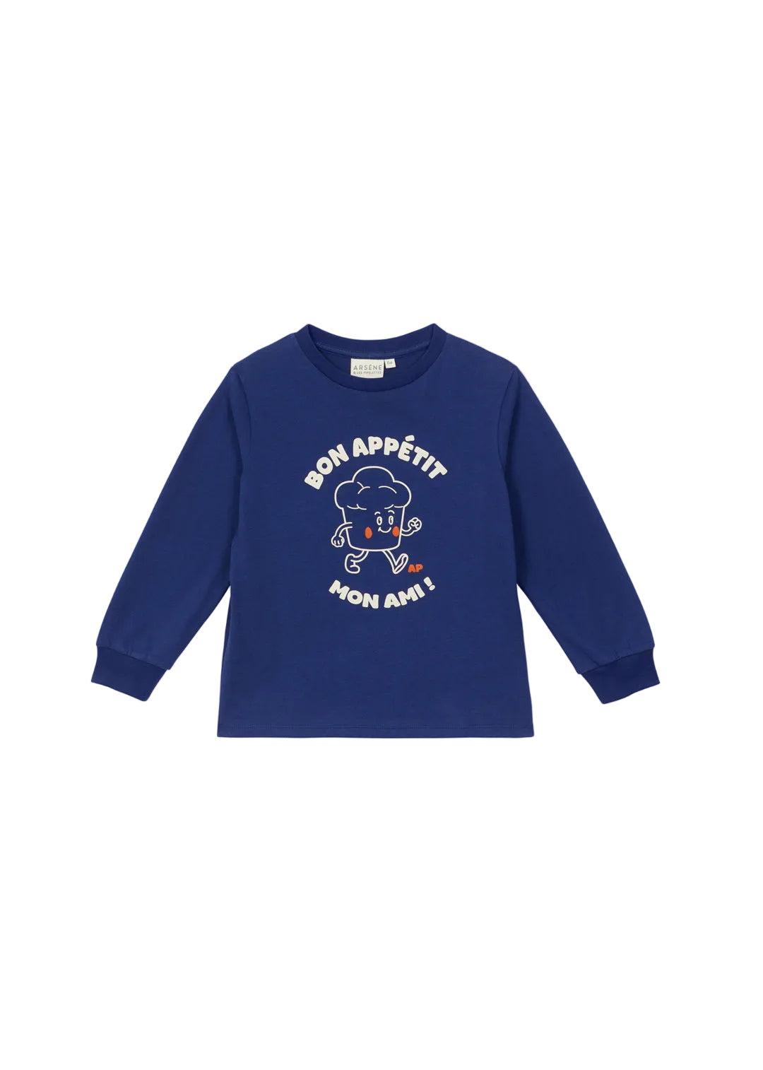 Arsene Bon Appetit marine t-shirt
