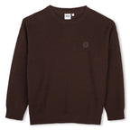 Boss Wavy knit brown sweater