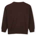 Boss Wavy knit brown sweater