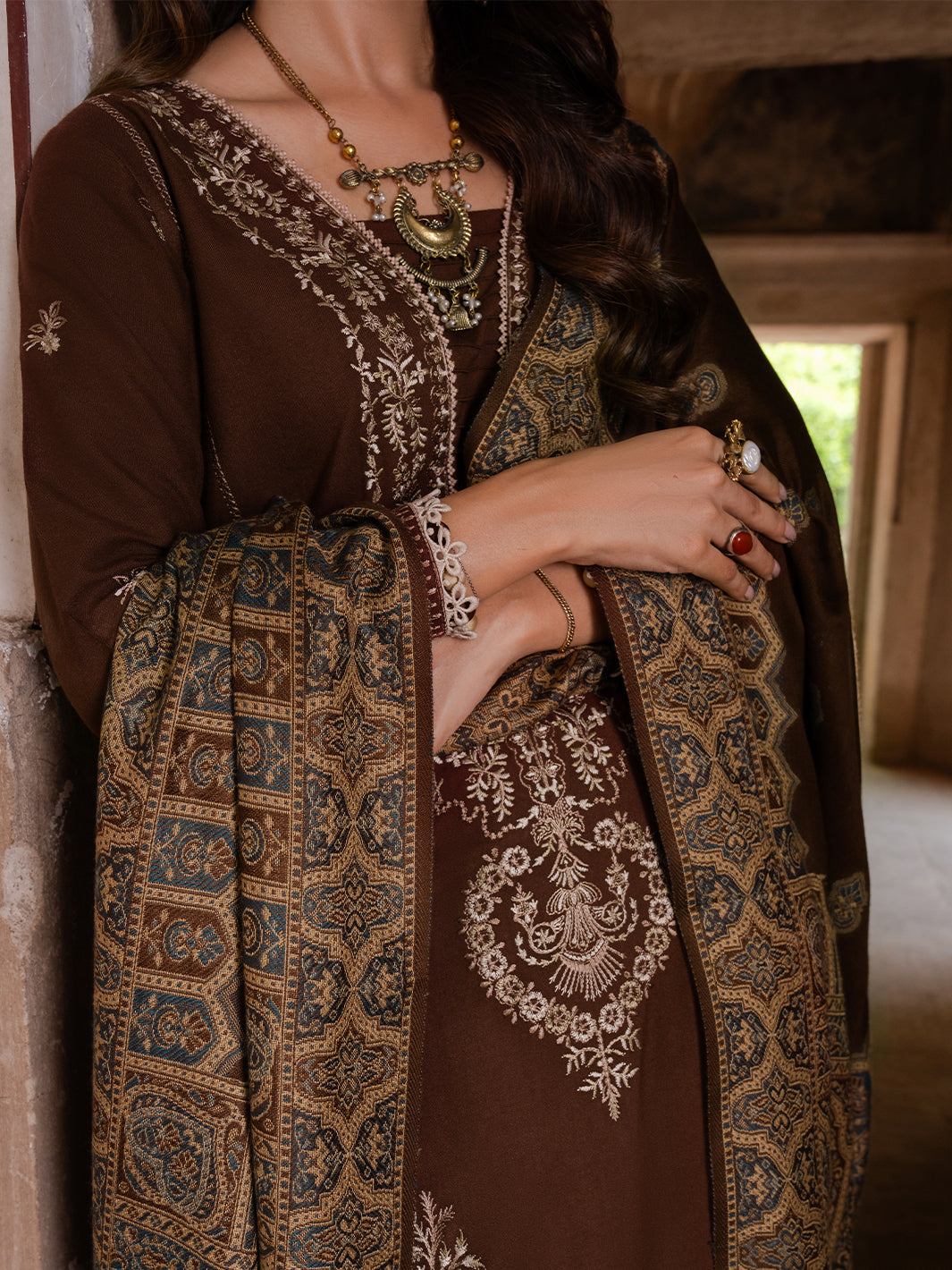 Manzil - Shawl - NWC-3001