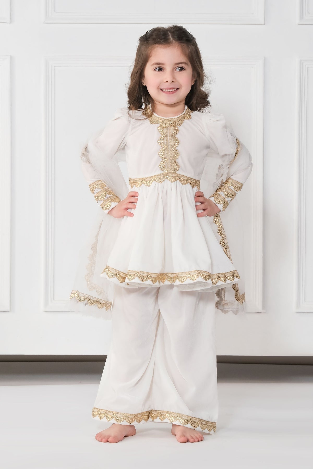IVORY VELVET SET