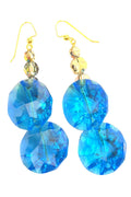 Blue Crystal Dangle Earring