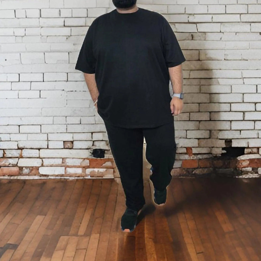 Premium Black Cotton Lower/Jogger (100% Cotton) from XXL to 12XL