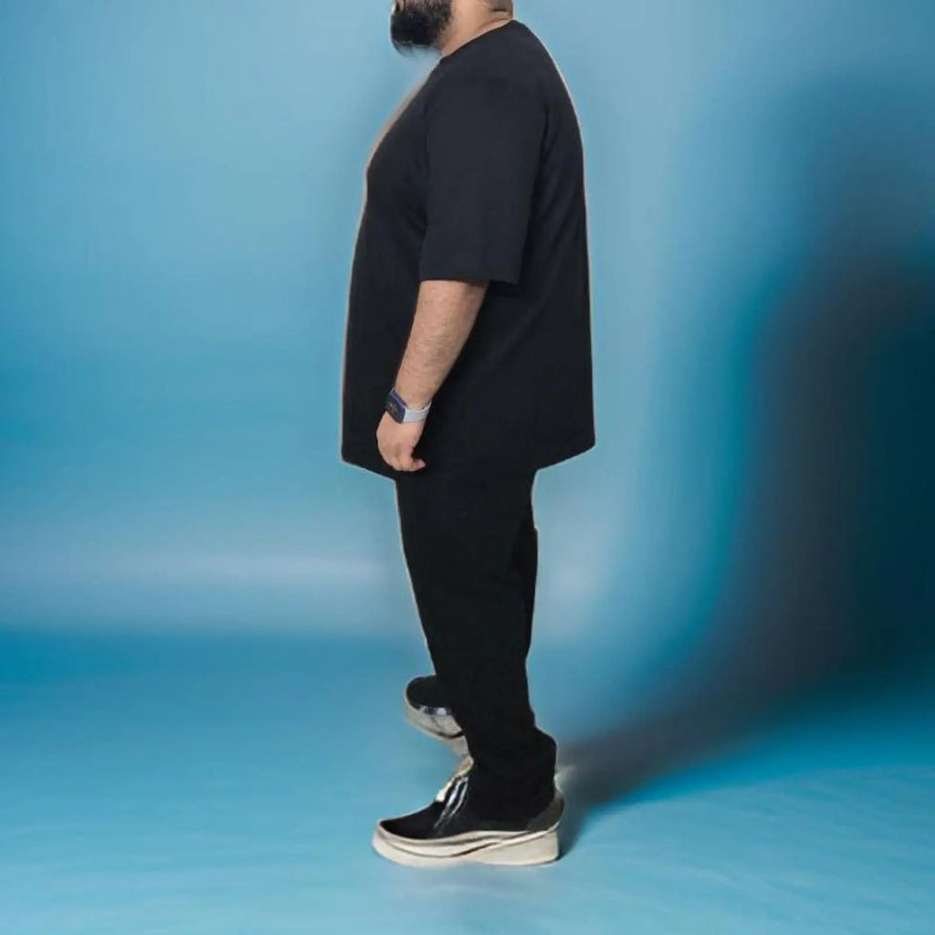 Premium Black Cotton Lower/Jogger (100% Cotton) from XXL to 12XL
