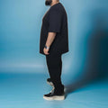 Premium Black Cotton Lower/Jogger (100% Cotton) from XXL to 12XL