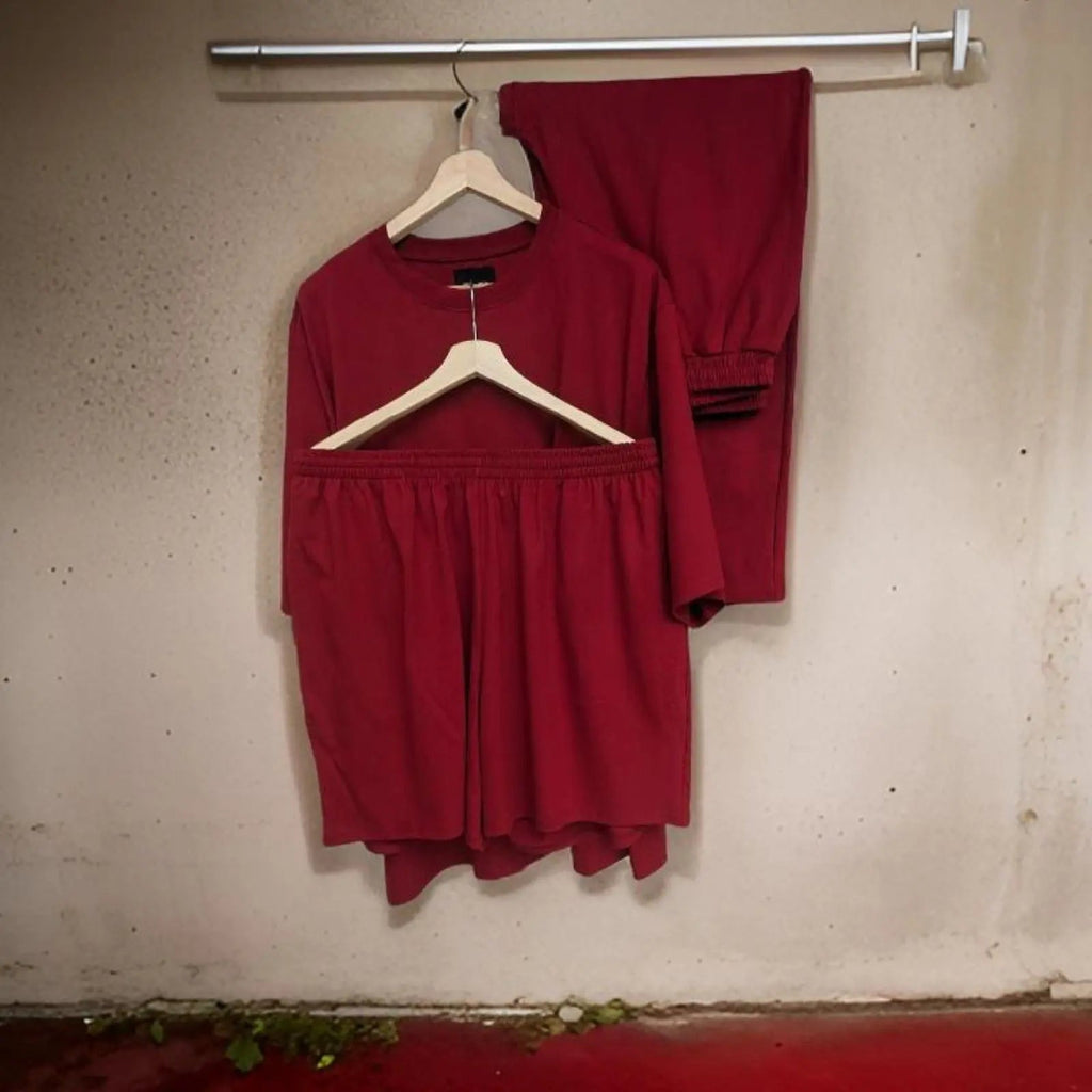 Premium Maroon Co-ords Set (Cotton)