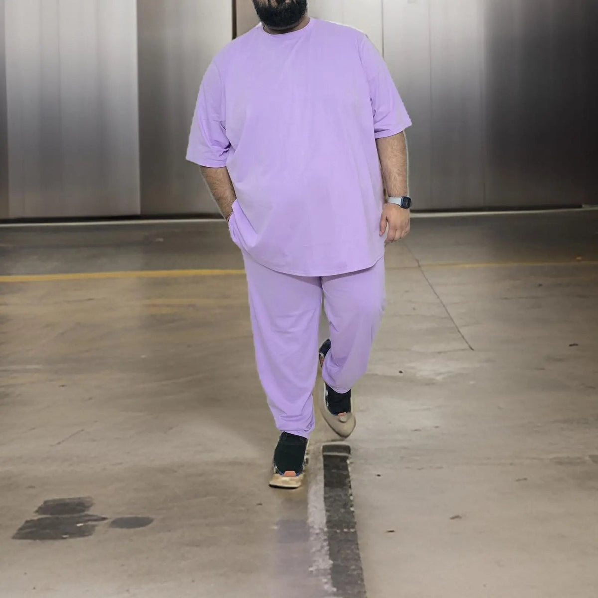 Premium Lavender Cotton Lower/Jogger (100% Cotton) from XXL to 12XL