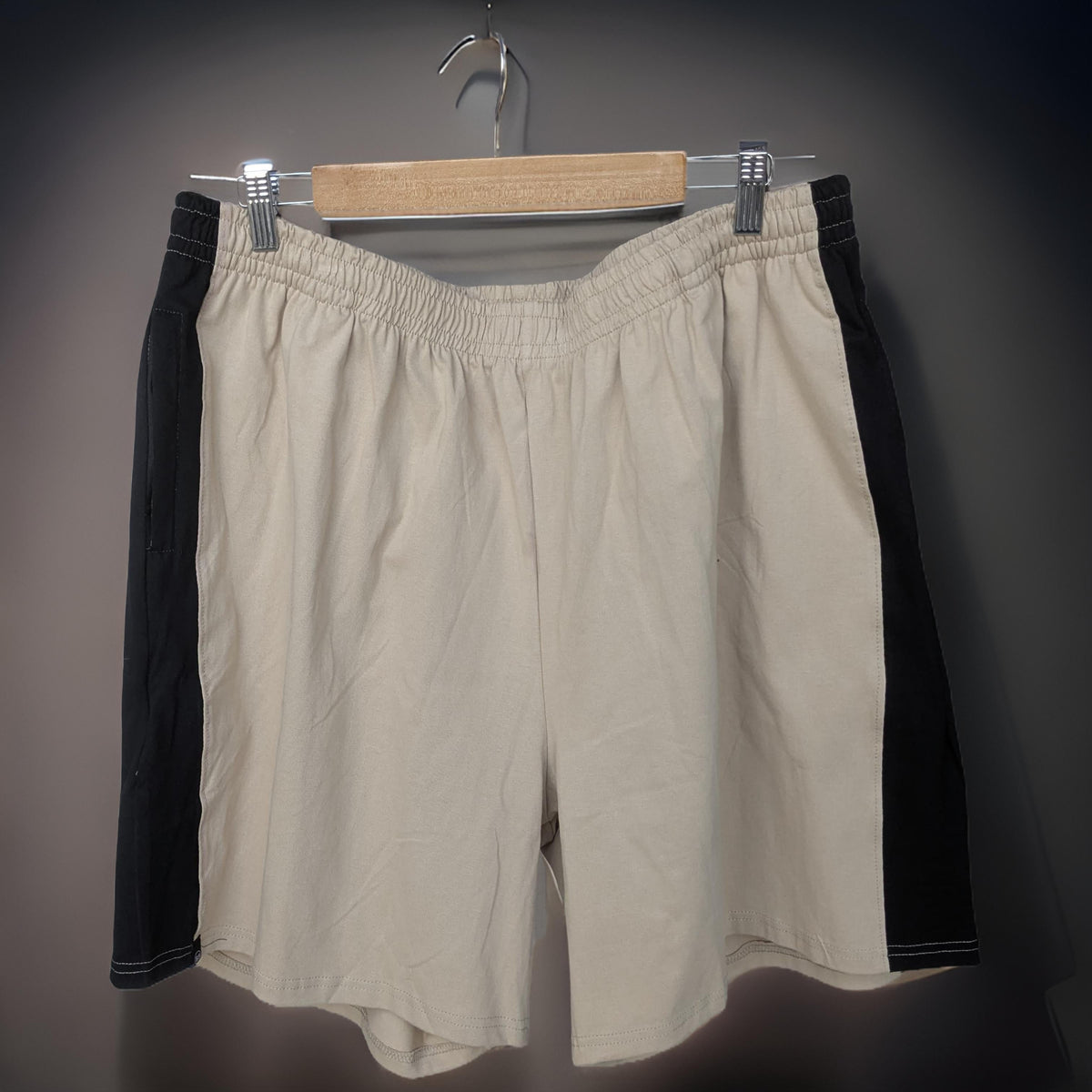 Black and Beige Stripe Premium Cotton Co-ord Set