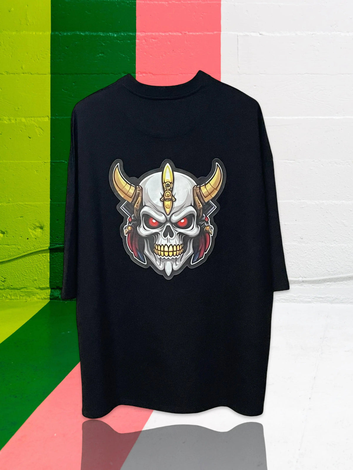 Black oversized tshirt Devil