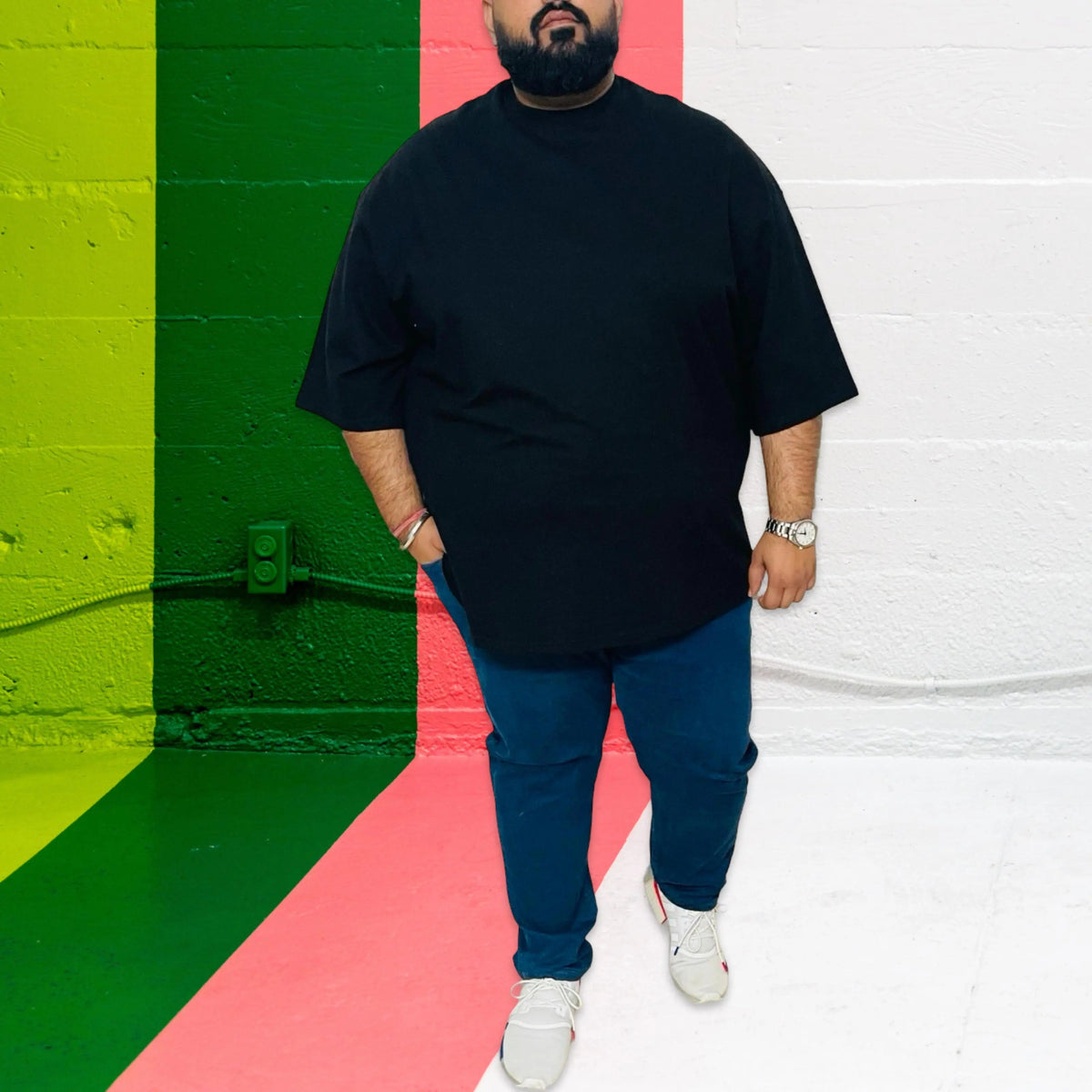 Black oversized tshirt Devil