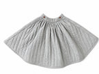 Calla Lili Quilted taupe skirt