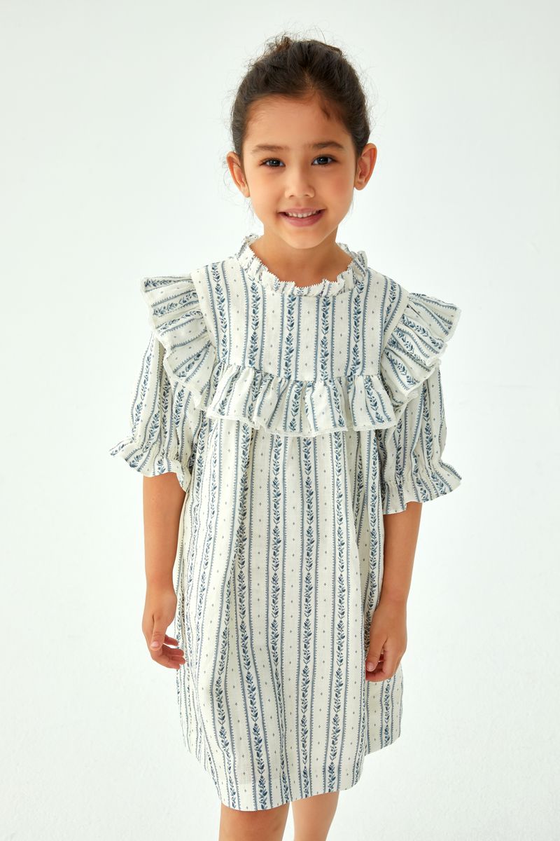 C'era Una Volta Raffaella stripes dress
