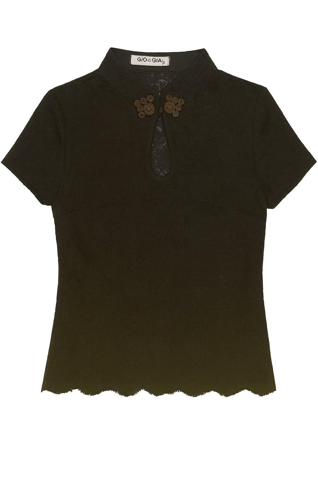 Brown Lace Top