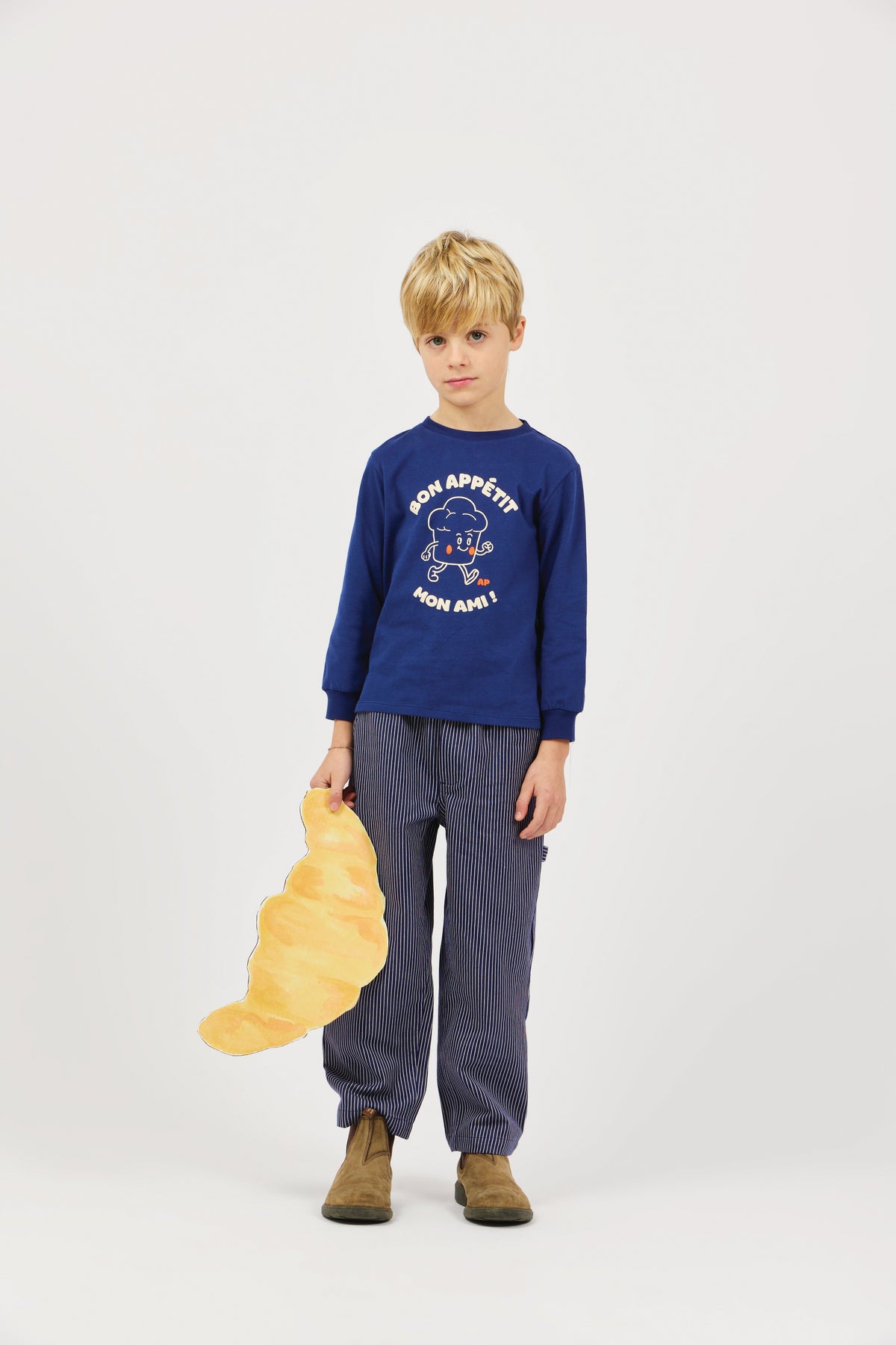 Arsene Bon Appetit marine t-shirt