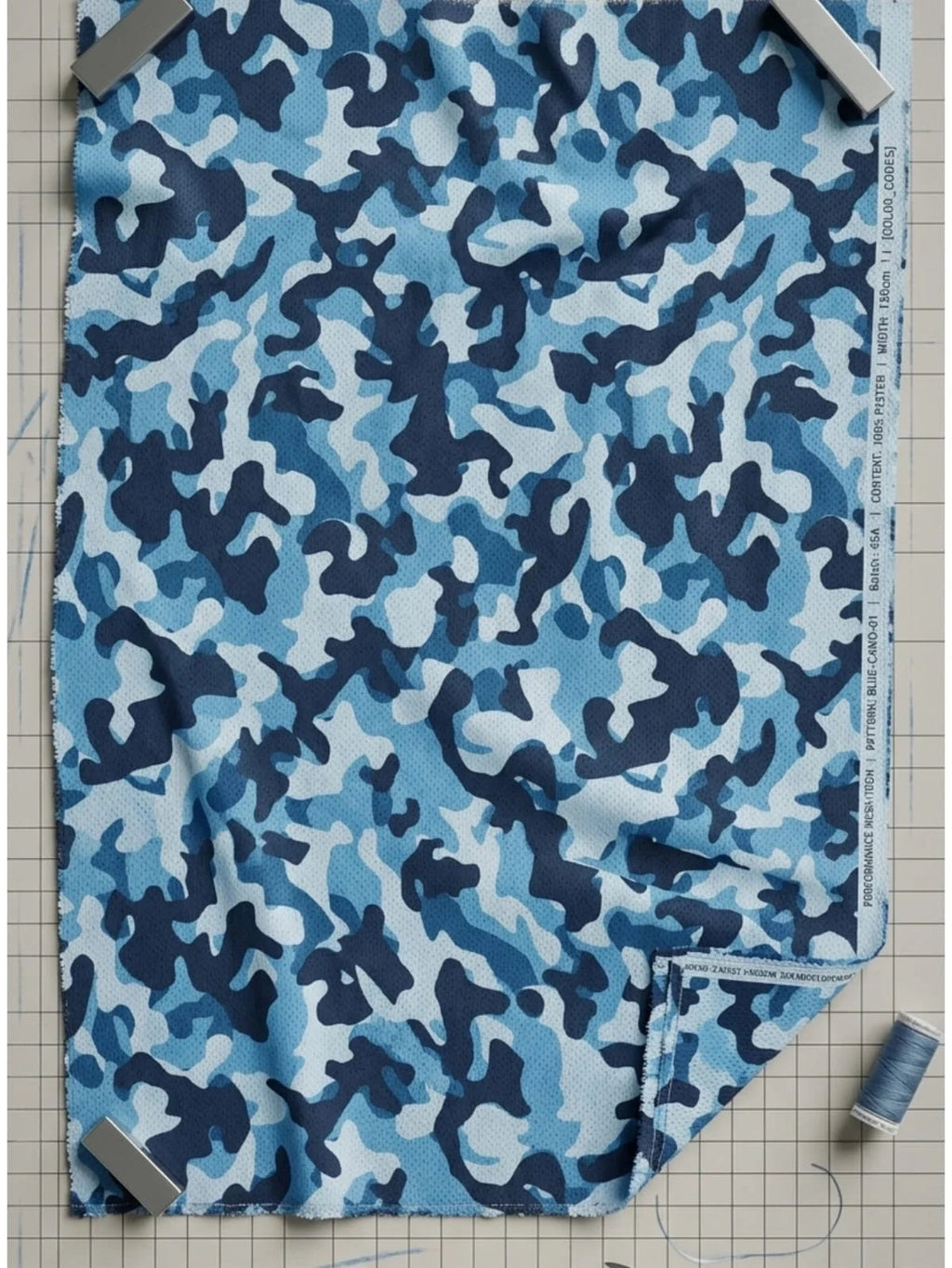 Nordic Blue Camouflage Co-ords Set (Dri-fit material)