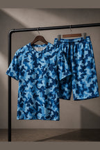 Nordic Blue Camouflage Co-ords Set (Dri-fit material)