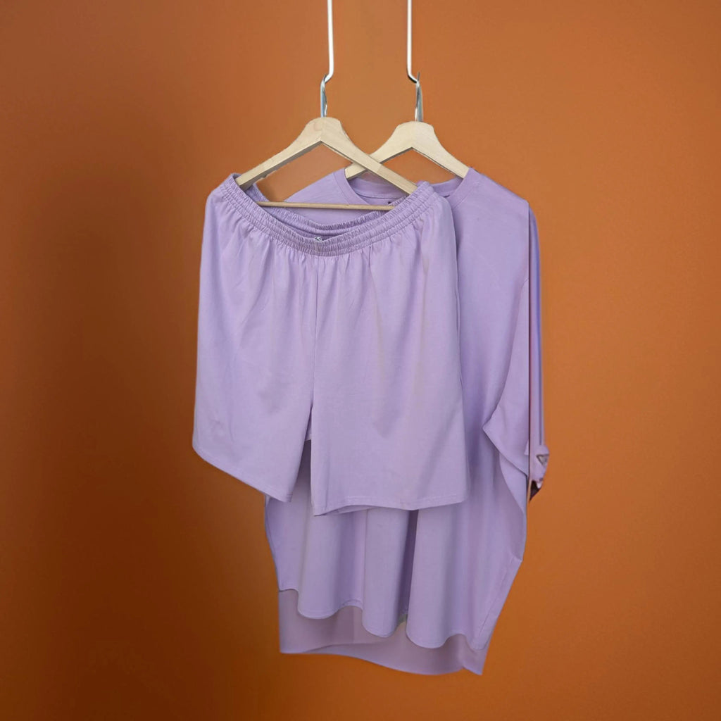 Premium Lavender Co-ord Set (Cotton)